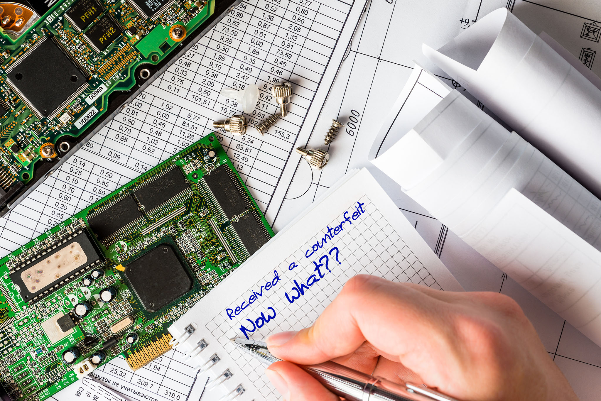 Plan for the repair of the computer, a notebook with a hand hold